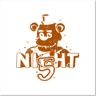 five nights freddys Posters and Art